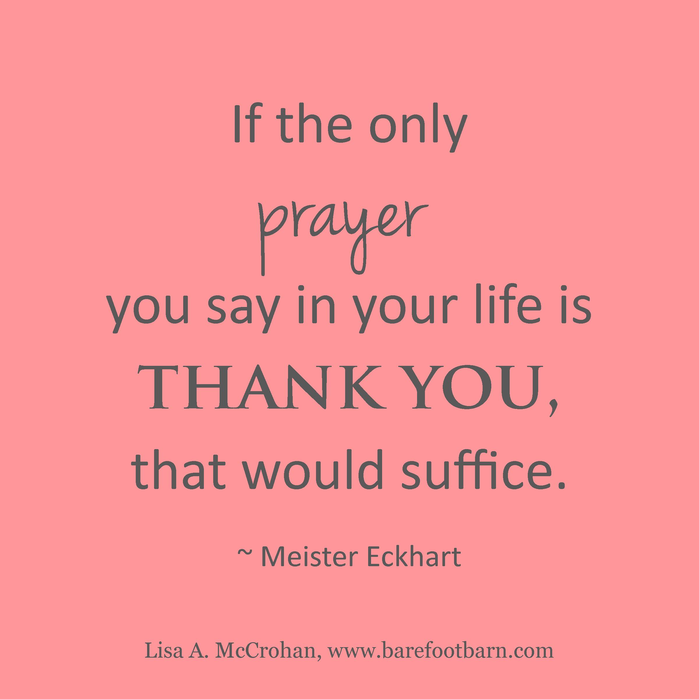 echkhart thank you prayer “